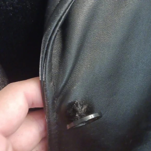 Colebrook Women's Black Leather Coat Size Small - Picture 4 of 9